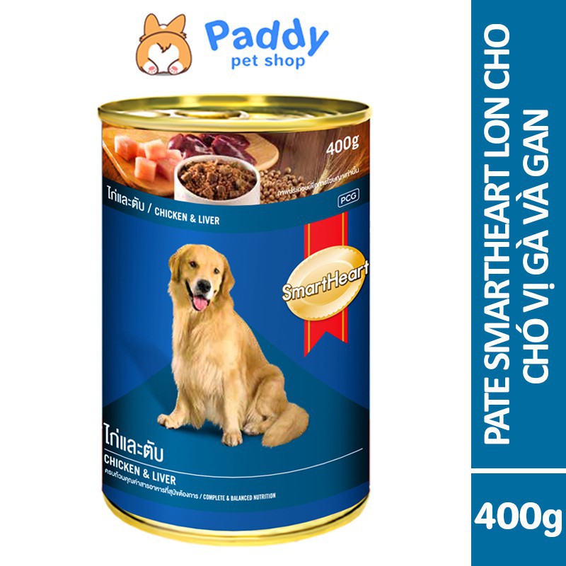 [Mã 229FMCGSALE giảm 8% đơn 500K] Pate SmartHeart Cho Chó Lon 400g