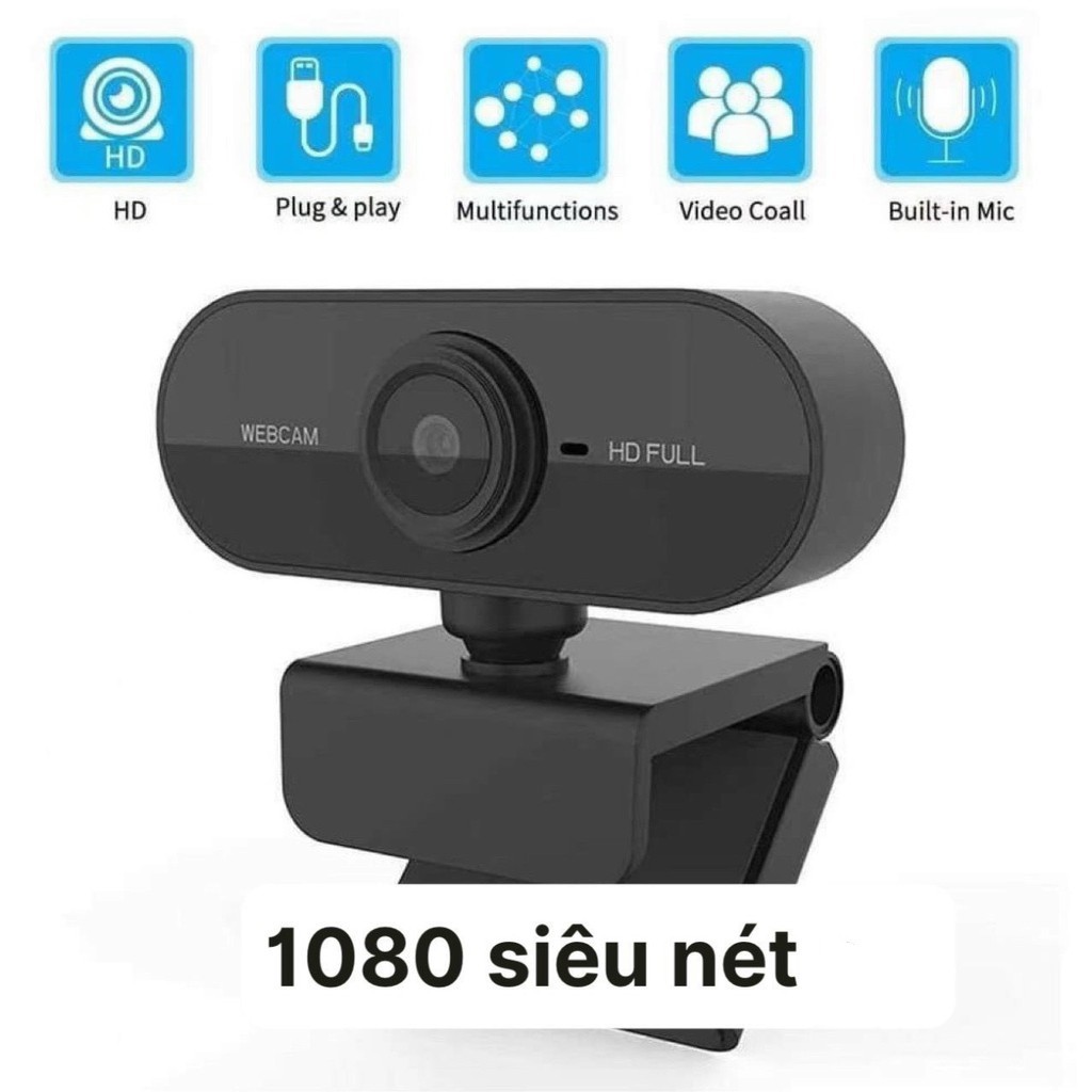 WebCam Máy Tính PC SWC-01 (Có Mic) Độ Phân Giải Full HD 1080P | WebRaoVat - webraovat.net.vn