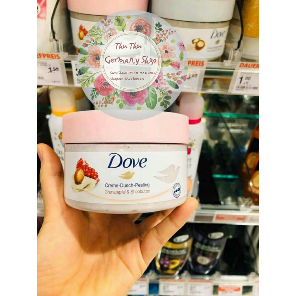 Tẩy da chết body DOVE nội địa Đức