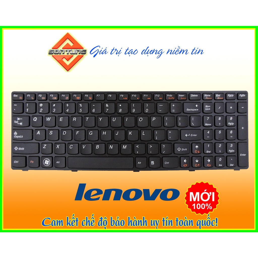 Bàn phím Lenovo ideapad Z560 G570 G560 G565 B590 G565 G570 G575 G770 G780 Z560 Z570 Z575 B570 B570A B575 V570 B580- NEW