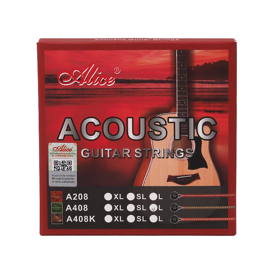 Dây Đàn Guitar Acoustic Alice A208 SL PHOSPHOR BRONZE