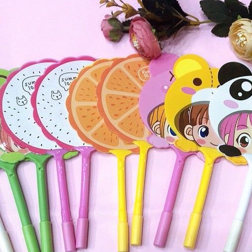 Bút bi cute _bút bi quạt nhiều hình dễ thương siêu đáng yêu 88236 gia dụng store