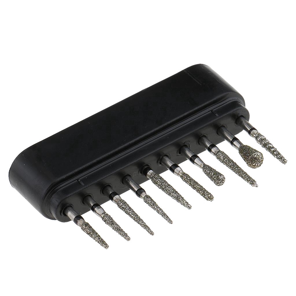 Set 10 đầu mài đánh bóng răng chuyên nghiệp tốc độ cao FG 1.6mm