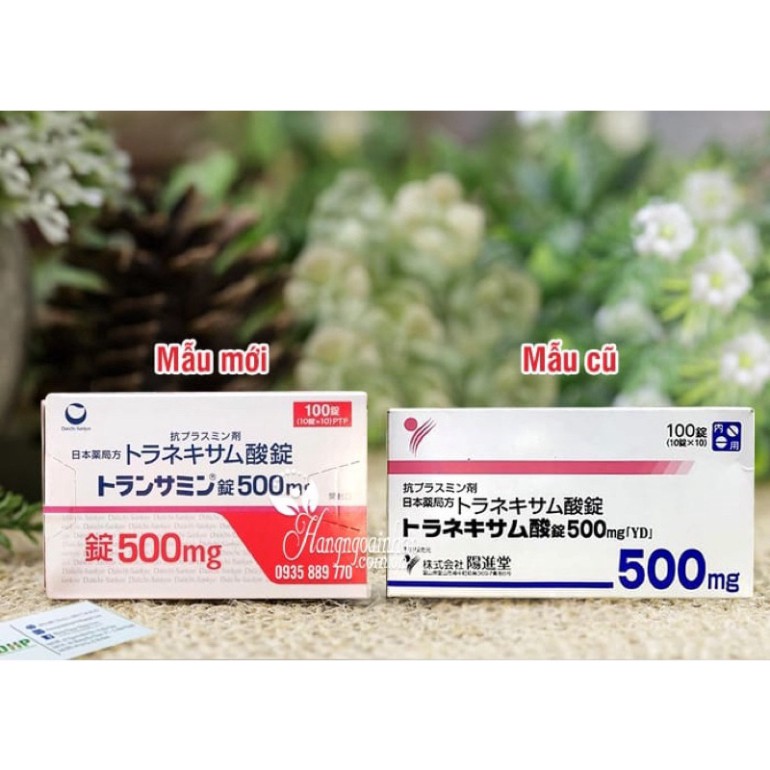 Hộp 100 Viên uống Transamin Skin White 500mg Nhật