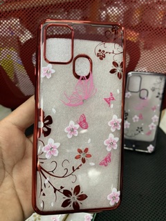 Ốp lưng samsung A21S dẻo hoa đính đá