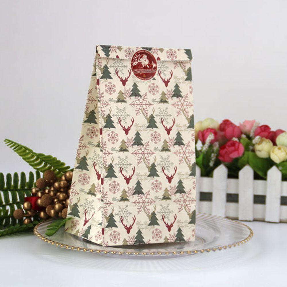 Set 24 / 48 Túi Đựng Bánh Quy Trang Trí Giáng Sinh