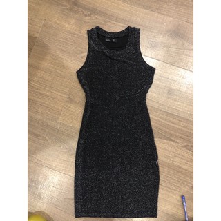 Đầm thun bling bling con dãn sz s zenda