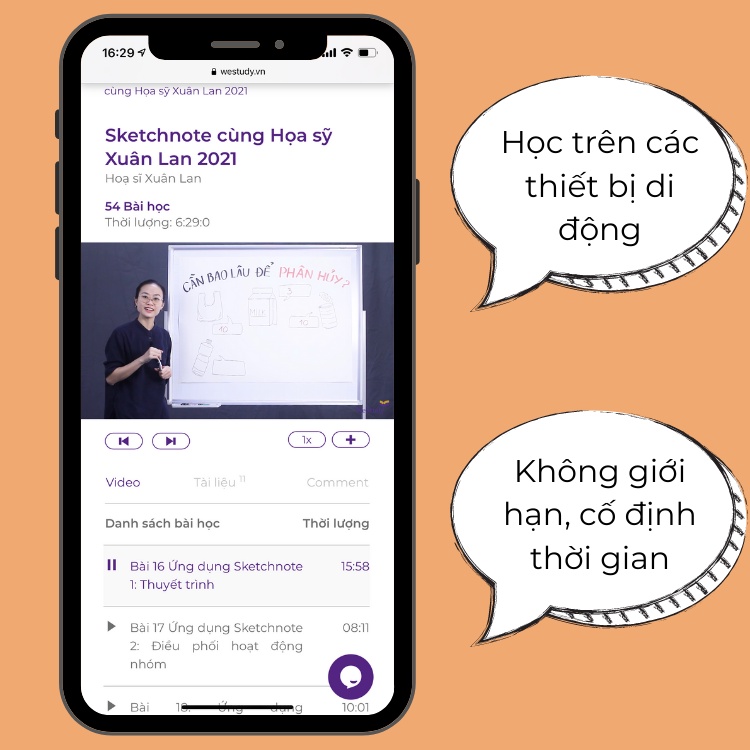 Khoá học Ghi chép hình ảnh sáng tạo -