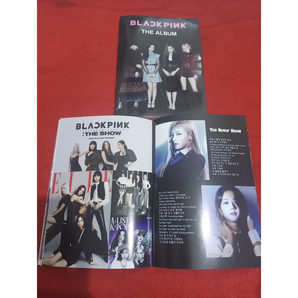 Photobook BACKPINK the ALBUM - Kèm lời bài hát (32 trang luôn bìa)