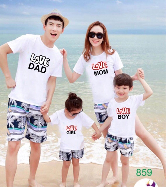 áo gia đình Thun Cotton SIÊU SALE CHỚP NHOÁNG