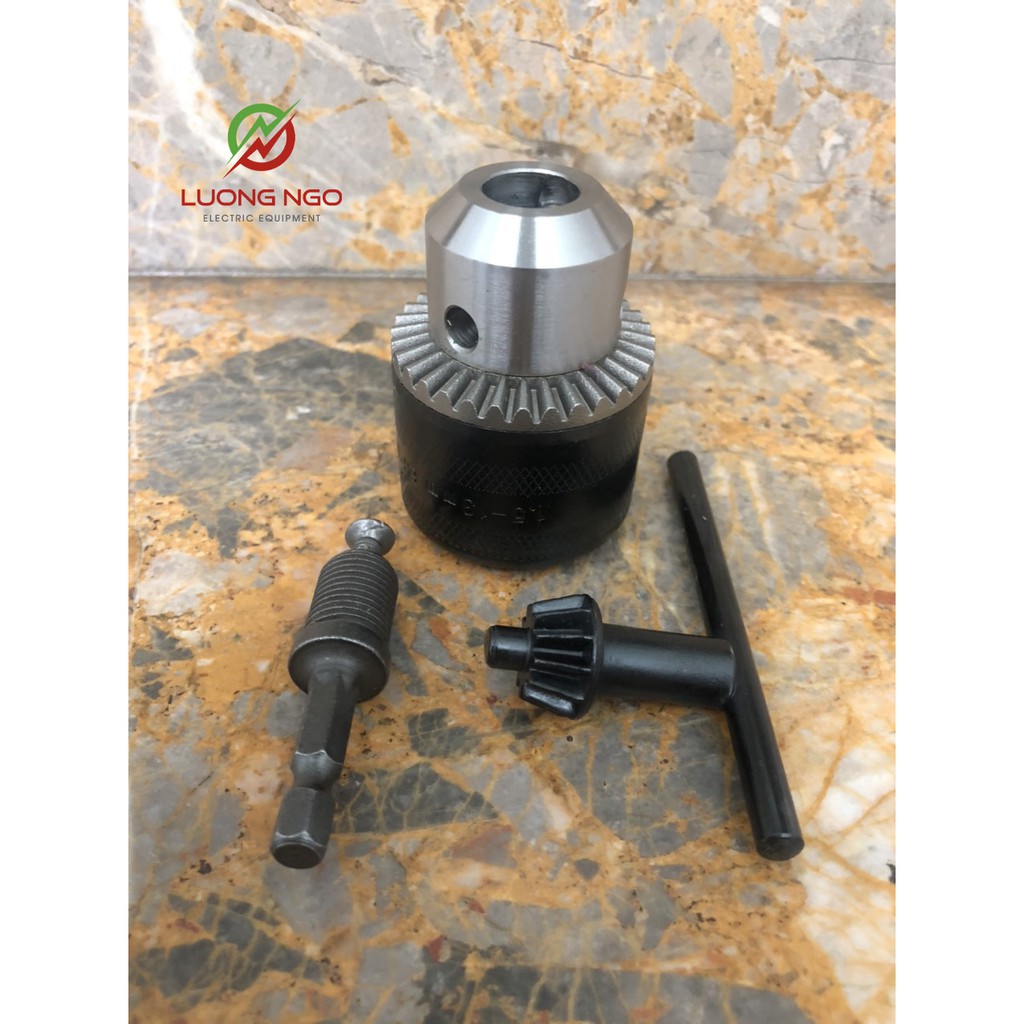 Bộ chuyển đổi đầu cặp mũi khoan 13 ly khóa tay cho máy bắn ví
