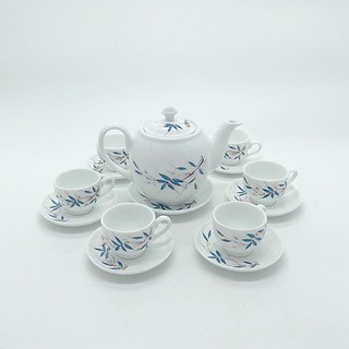 Bộ ấm chén/ Bộ bình lá tre cao cấp