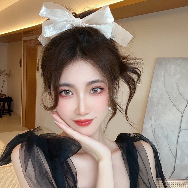 Kẹp Tóc Nơ Ruy Băng Thời Trang Nữ Tính