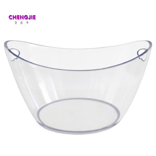 Xô nhựa trong đựng đá rượu vang cao cấp tiện dụng
