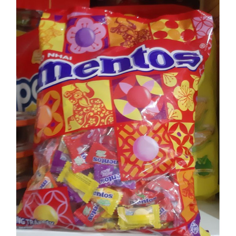 Kẹo nhai Mentos hương trái cây hỗn hợp , loại 1kg