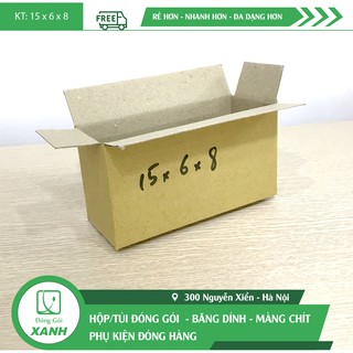 Hộp carton cod 15x6x8 cm combo 100 hộp