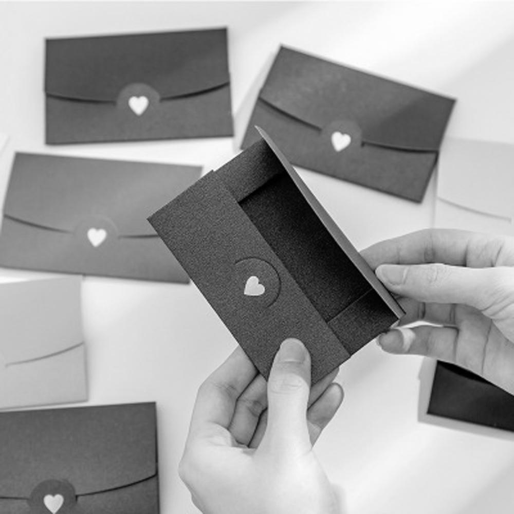 Set 10 Phong Bì Mini Bằng Giấy In Chữ Love Xinh Xắn