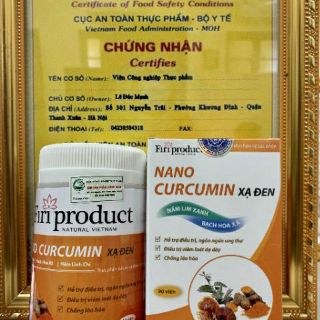 Combo Tinh Nghệ Nano xạ đen