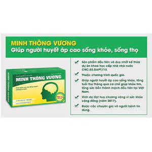 MINH THÔNG VƯƠNG H20V Viên uống Tuần Hoàn Não