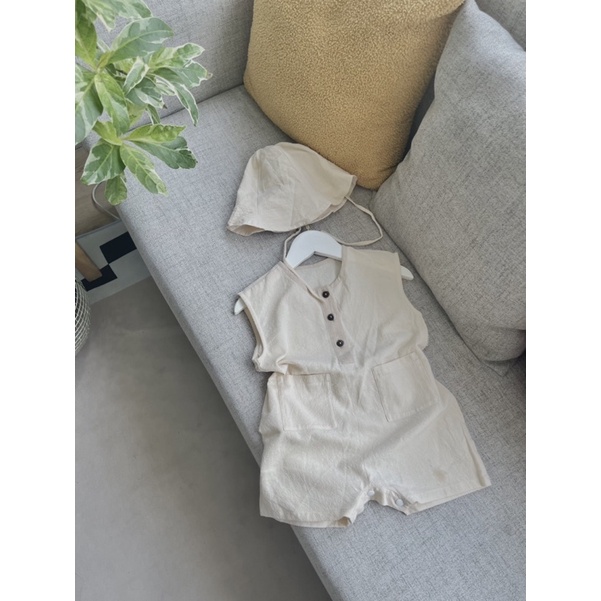Đồ liền thân + nón cara mềm Nanci room
