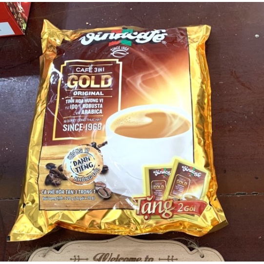 Cà Phê Sữa Hoà Tan Vinacafe' 3 Trong 1 Bịch 24 gói x 20g, thơm ngon