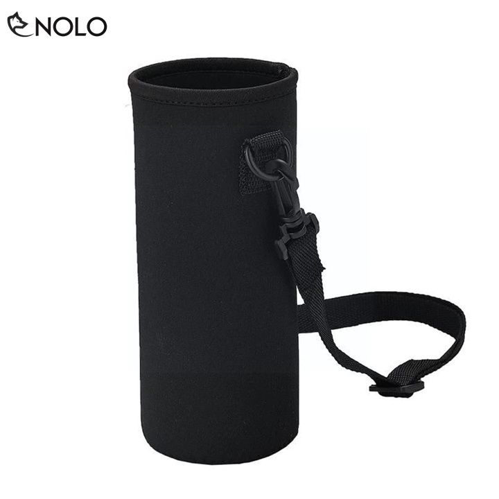 Túi Đựng Bình Giữ Nhiệt Có Dây Đeo Cho Bình Có Dung Tích Dưới 1000ml Đường Kính Đáy 8cm Chất Liệu Vải Poly Co Giãn Tốt