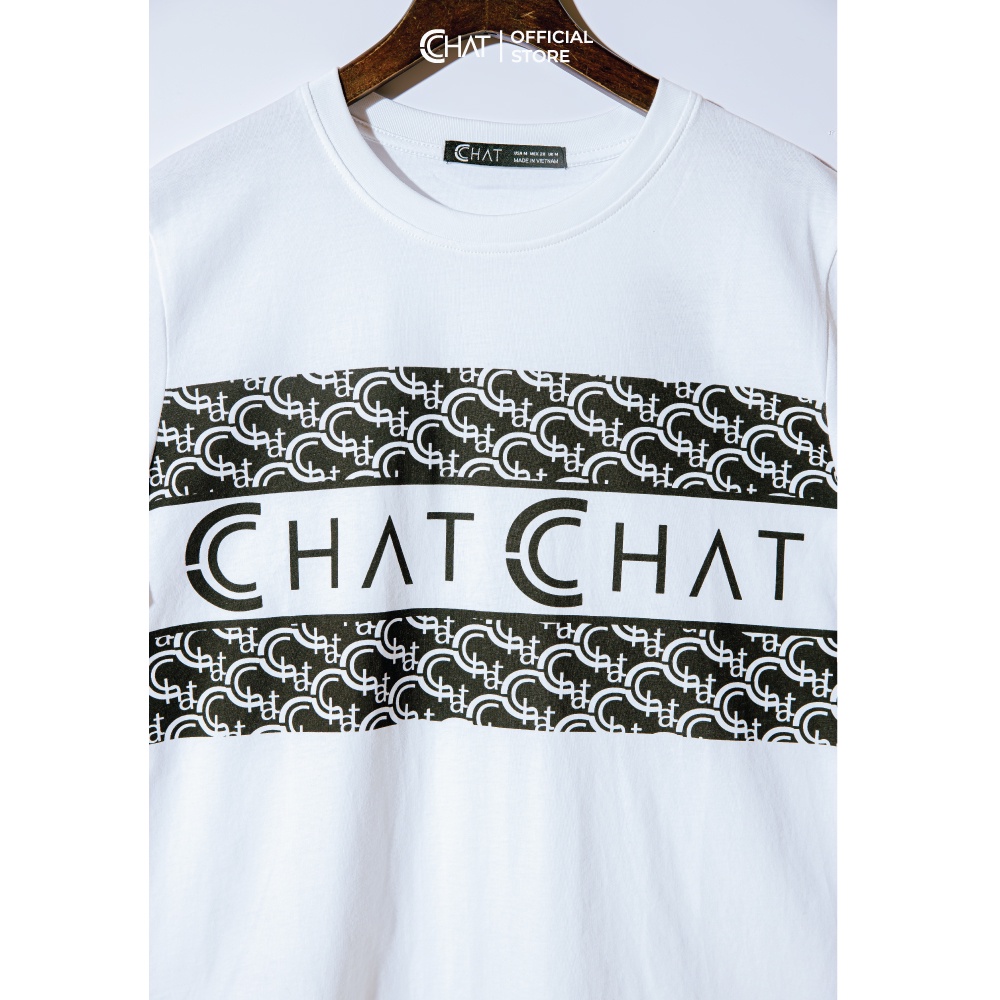Áo thun nữ T-shirt in Cchat full CCHAT