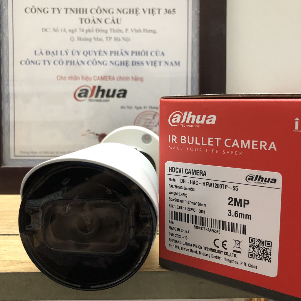 Camera Dahua HAC HFW 1200TP S4 Full HD 1080 Chính hãng Tem DSS | BigBuy360 - bigbuy360.vn