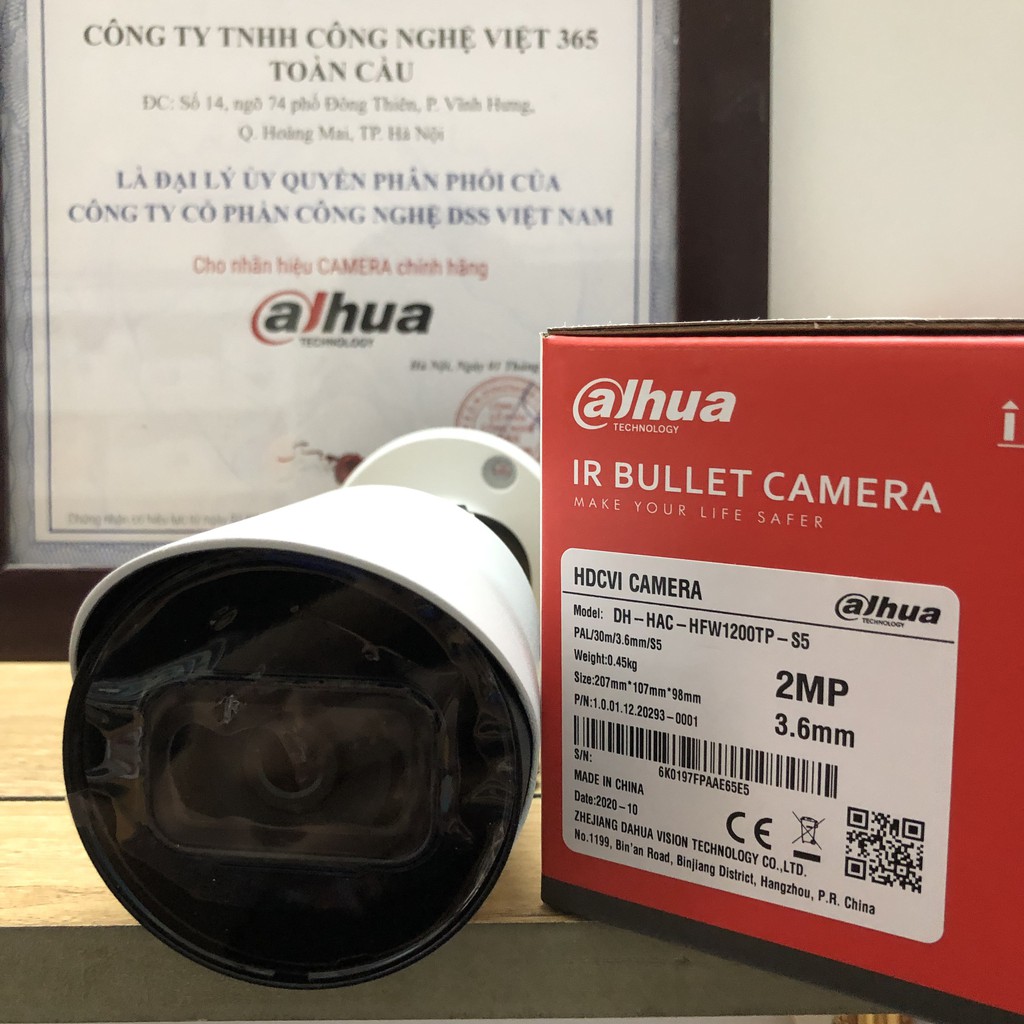 Camera Dahua HAC HFW 1200TP S4 Full HD 1080 Chính hãng Tem DSS