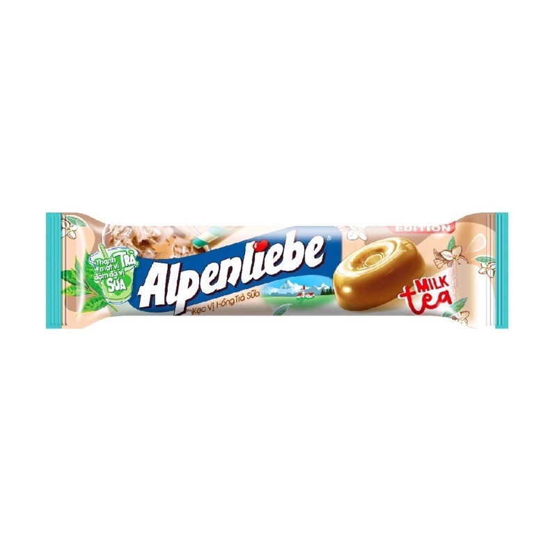 Kẹo Vị Hồng Trà Sữa Alpenliebe Milktea (Gói 16 thanh)