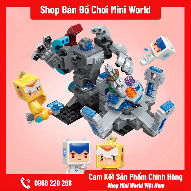 Lego Mini World Chiến Đấu Với Boss Tượng Cổ