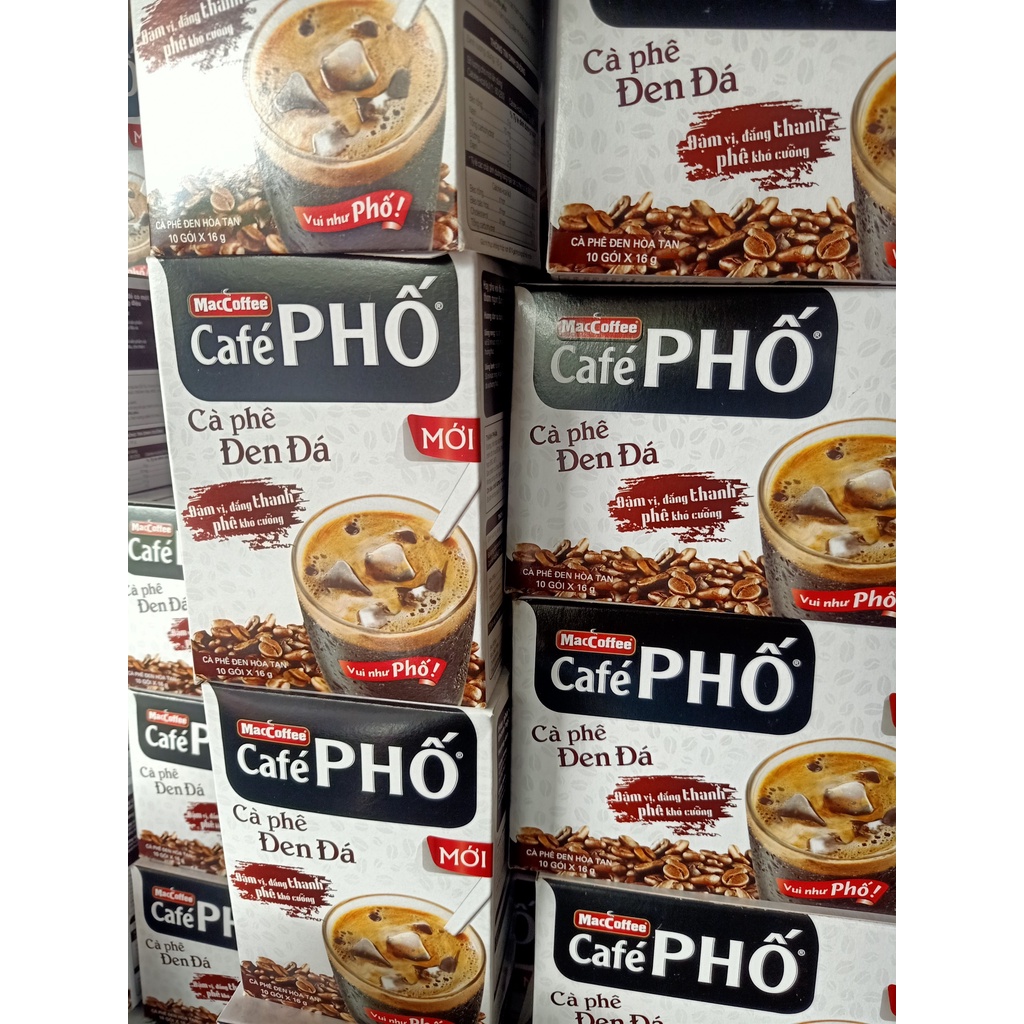 Cà Phê Phố Đen Đá ( Dây 10 gói x 16g) | BigBuy360 - bigbuy360.vn