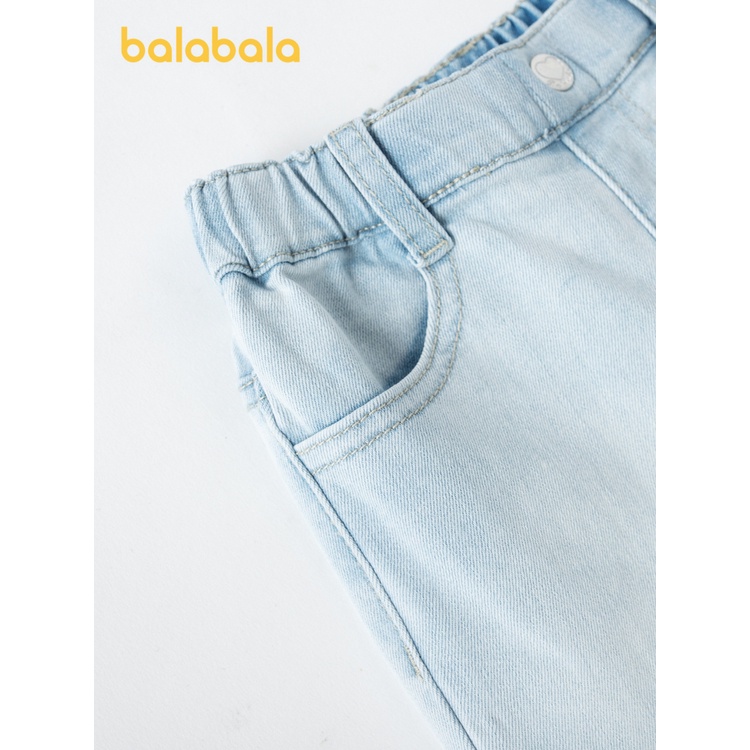 (3-7 tuổi) Quần denim bé gái hãng Balabala 210832004040810
