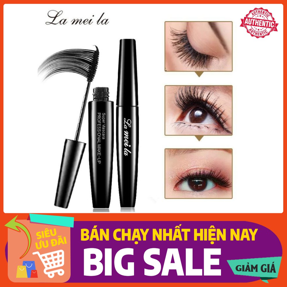 Mascara chuốt mi dày và dài 4D không thấm nước Lameila hàng nội địa Trung