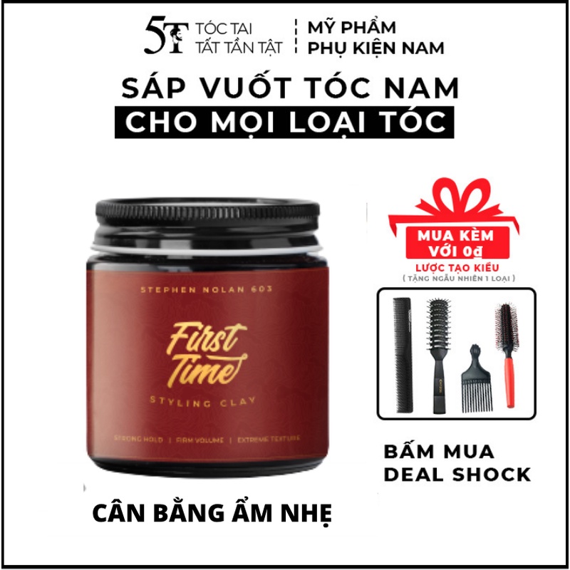 Sáp vuốt tóc nam Stephen Nolan 603 Giữ nếp bền đẹp kiềm dầu tốt- First Time The Second The Eternal Dark Time