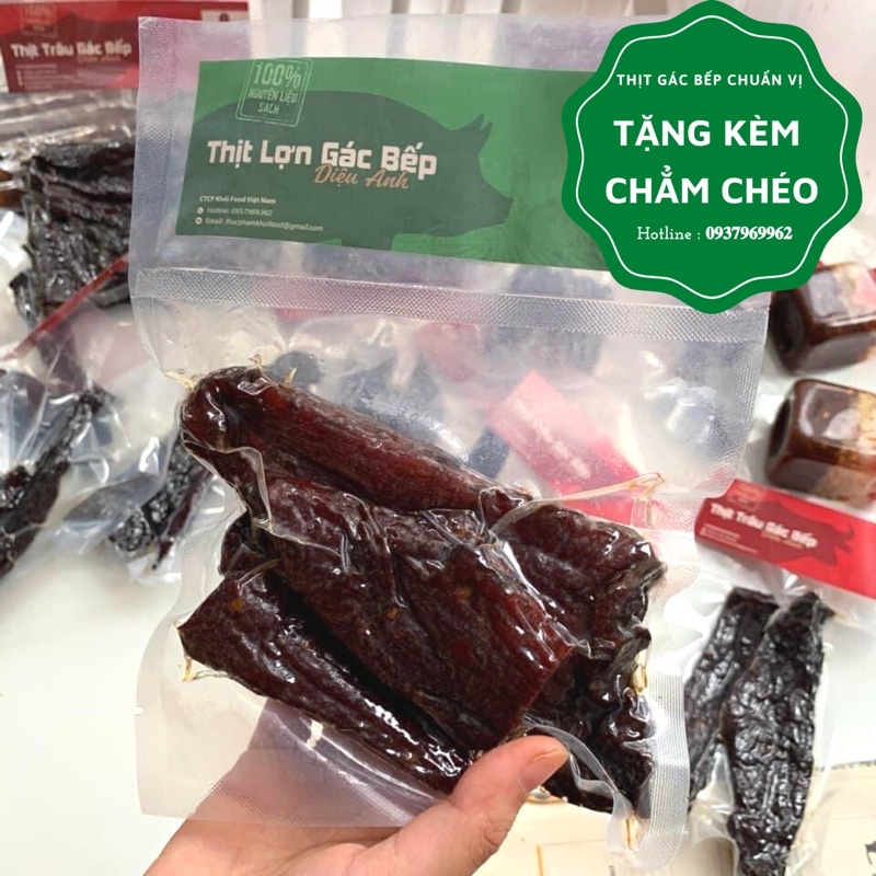 Lợn gác bếp Khói food gói 200gram [Tặng chẳm chéo] | BigBuy360 - bigbuy360.vn