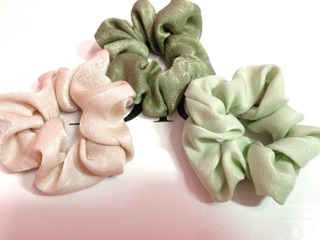 Cột tóc Scrunchies voan lụa cao cấp size L