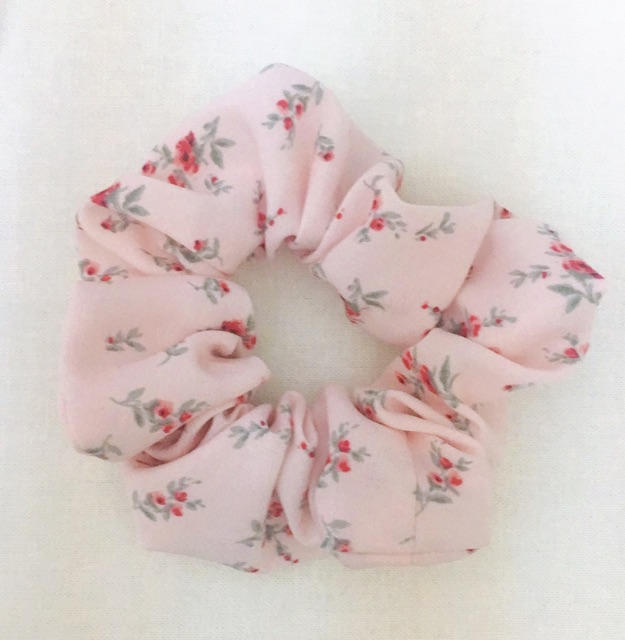 Dây cột tóc, buộc tóc Scrunchies hoa