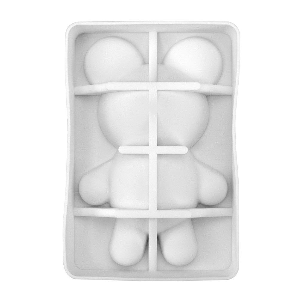 Khuôn silicone tạo hình làm bánh hình chú gấu 3D
