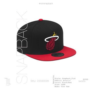Mũ snapback thời trang nam màu đen đỏ cao cấp logo thêu hàng chất lượng tiêu chuẩn xuất khẩu free size