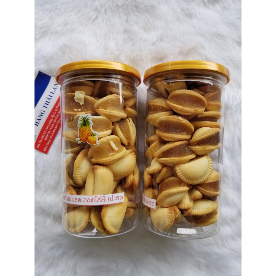 Bánh quy nhân khóm  192gram Thái Lan