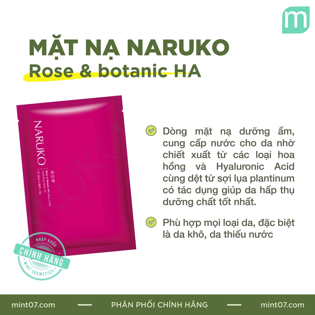 Mặt Nạ Giấy Naruko Sheet Mask