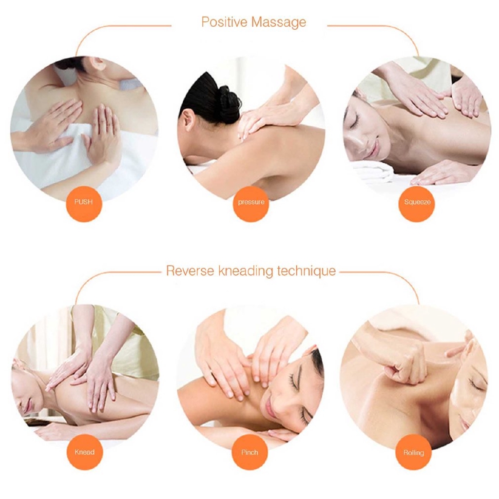 Gối nằm tích hợp massage nhiệt bằng điện hỗ trợ thư giãn