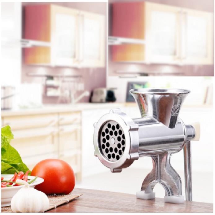Máy xay thịt bằng gang thủ công