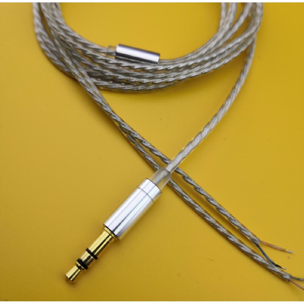 Dây Cáp Mạ Bạc Nâng Cấp Cho Tai Nghe Nhét Tai Akg