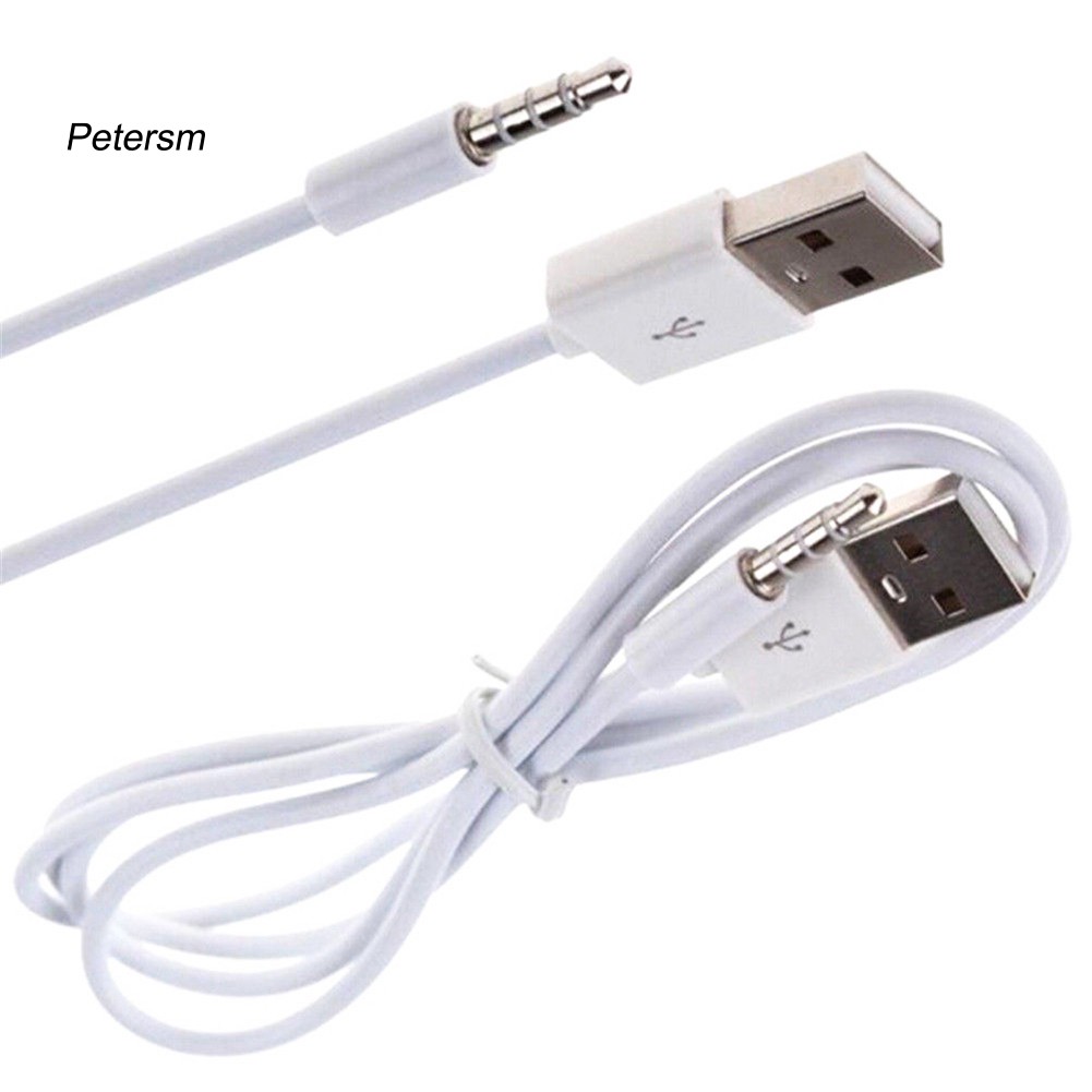 Cáp Sạc Chuyển Đổi Từ Cổng 3.5mm Aux Sang Usb 2.0 Cho Mp4 Trên Xe Hơi