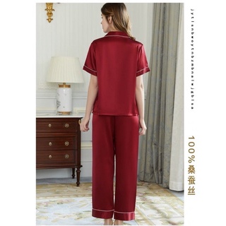 Đồ bộ pijama lụa nữ mặc nhà tay ngắn quần dài mùa hè mango cao cấp bộ đồ ngủ nữ lụa siêu xinh m