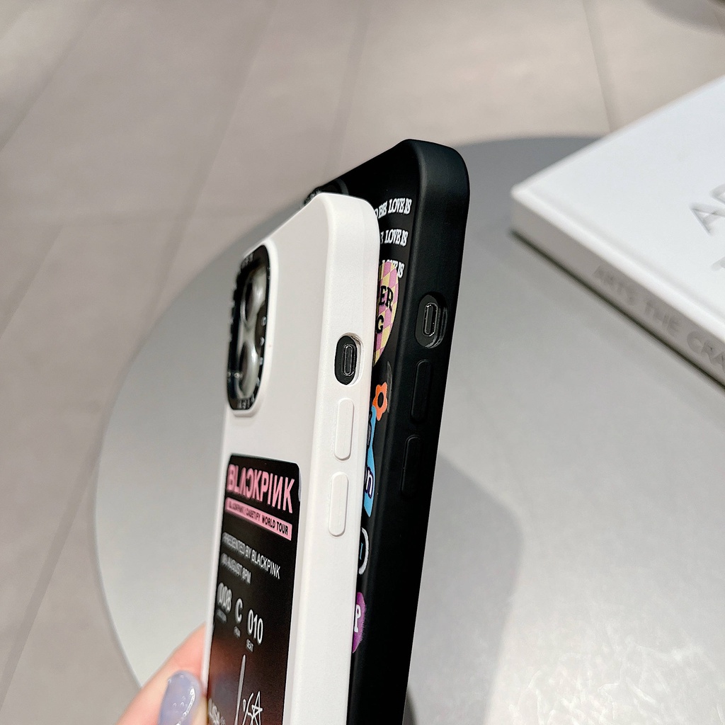 Ốp Điện Thoại In Hình Nhóm Nhạc BLACKPINK Cho iPhone13Pro iP12Pro XS iPhone11 12Promax 13Promax 11 12 13 7P