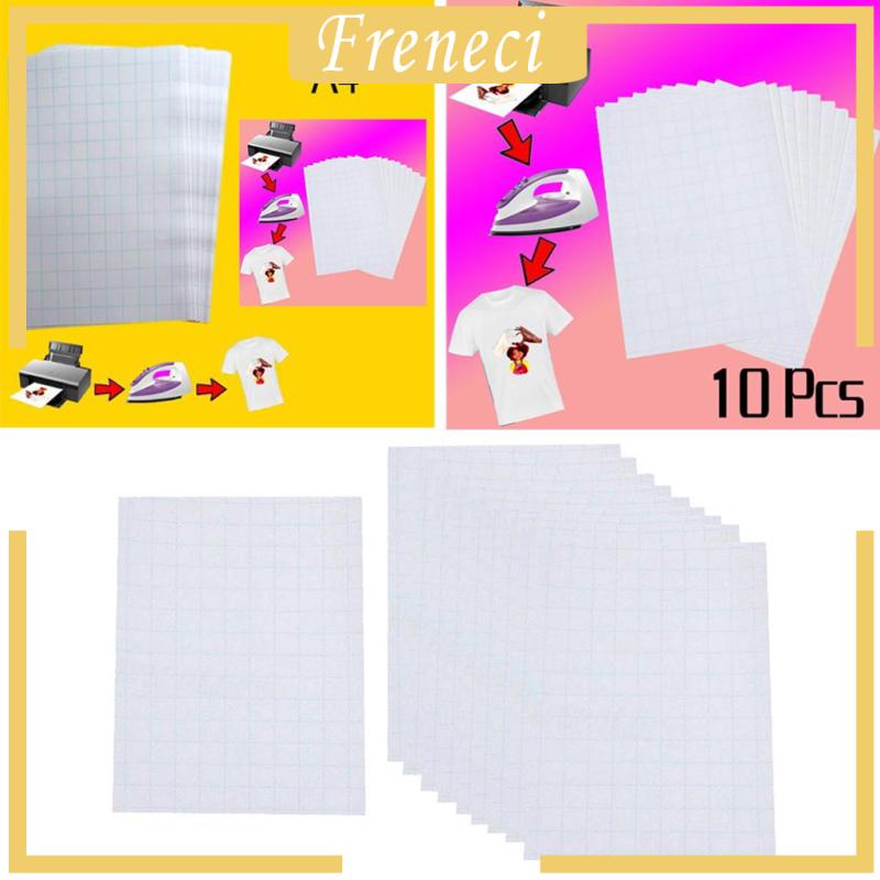 Set 5 Tấm Giấy Vinyl Truyền Nhiệt In Họa Tiết Cho Áo Thun Vải Cotton