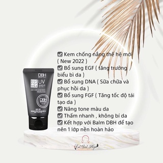 Kem Chống Nắng DBH EGF/ FGF/ DNA 60ML ( Bản Mỹ ) Bản Mới ( Sản Phẩm Chính Hãng )